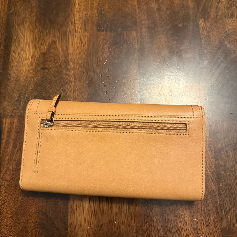 Tan Leather Women's Bag - Picture 3 of 6